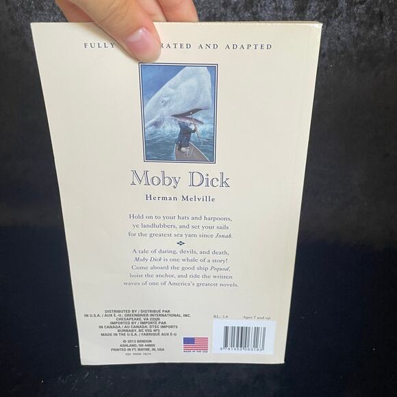 Moby Dick by Herman Melville | 2012 | Junior Classic for Young Readers - Picture 3 of 10